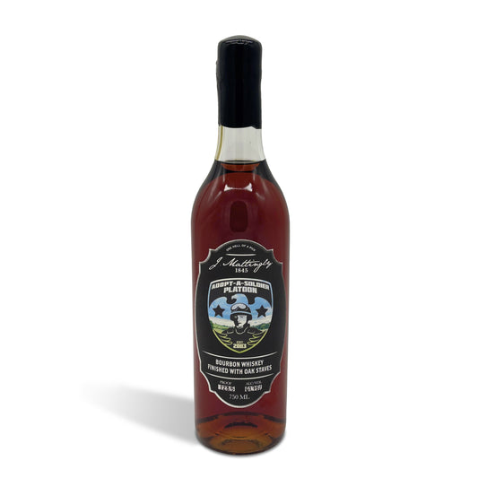 J. Mattingly 1845: Adopt-A-Soldier Platoon Bottle