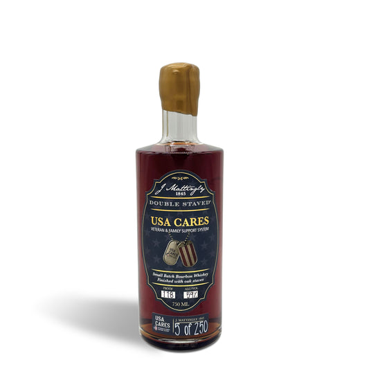 J. Mattingly 1845: USA Cares Bottle